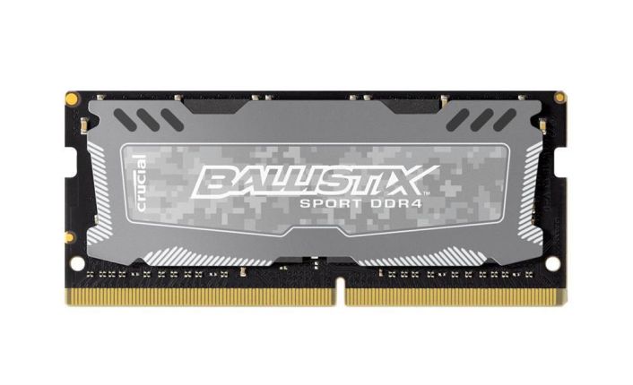 BLS16G4S240FSD Crucial Ballistix Sport LT 16GB PC4-19200 DDR4-2400MHz non-ECC Unbuffered CL16 260-Pin SoDimm 1.2V Memory Module