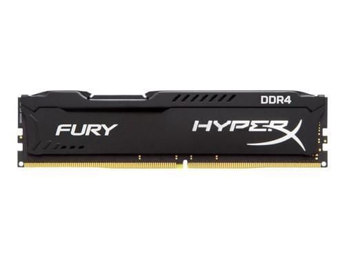 L40606-H71 Kingston HyperX FURY Black 16GB PC4-21300 DDR4-2666MHz non-ECC Unbuffered CL16 288-Pin DIMM 1.2V Memory Module