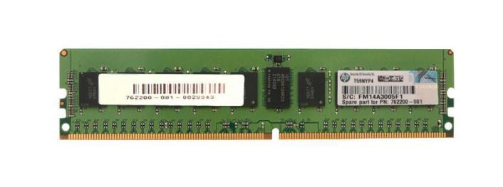 762200-081 HP 8GB PC4-17000 DDR4-2133MHz Registered ECC CL15 288-Pin DIMM 1.2V Dual Rank Memory Module