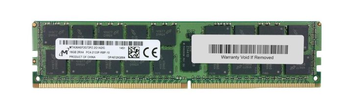 MTA36ASF2G72PZ-2G1A Micron 16GB PC4-17000 DDR4-2133MHz Registered ECC CL15 288-Pin DIMM 1.2V Dual Rank Memory Module