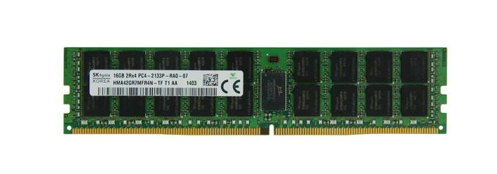 HMA42GR7MFR4N-TFT1-AA Hynix 16GB PC4-17000 DDR4-2133MHz Registered ECC CL15 288-Pin DIMM 1.2V Dual Rank Memory Module