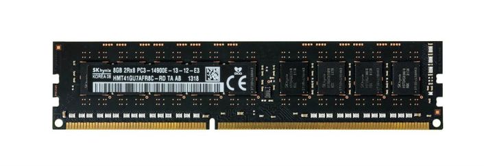 HMT41GU7AFR8C-RD Hynix 8GB PC3-14900 DDR3-1866MHz ECC Unbuffered CL13 240-Pin DIMM Dual Rank Memory Module