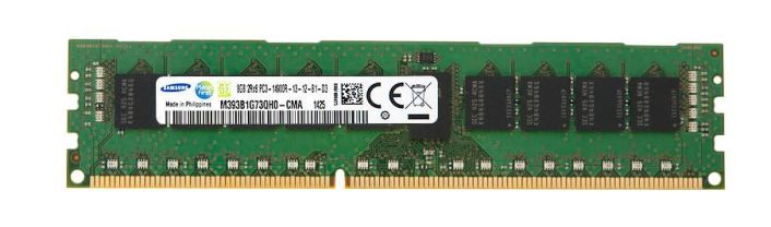 M393B1G73QH0-CMA Samsung 8GB PC3-14900 DDR3-1866MHz ECC Registered CL13 240-Pin DIMM Dual Rank Memory Module