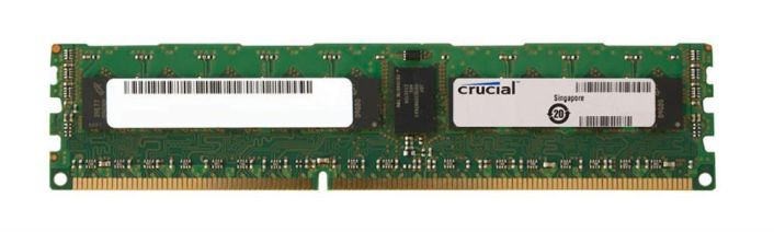 CT8G3ERSDS4186D Crucial 8GB PC3-14900 DDR3-1866MHz Registered ECC CL13 240-Pin DIMM Single Rank Memory Module
