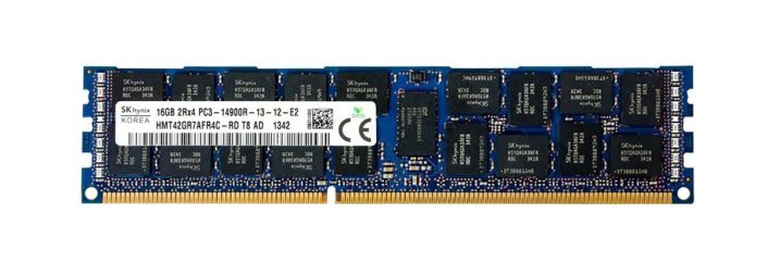 HMT42GR7AFR4C-RDT8 Hynix 16GB PC3-14900 DDR3-1866MHz ECC Registered CL13 240-Pin DIMM Dual Rank Memory Module