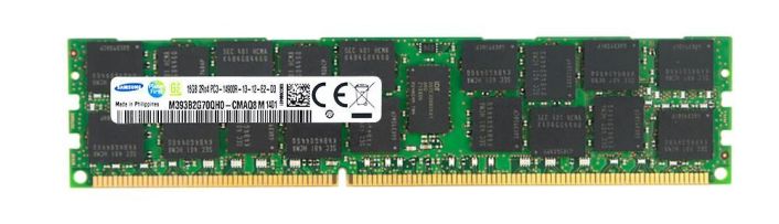 M393B2G70QH0-CMAQ8M Samsung 16GB PC3-14900 DDR3-1866MHz ECC Registered CL13 240-Pin DIMM Dual Rank Memory Module