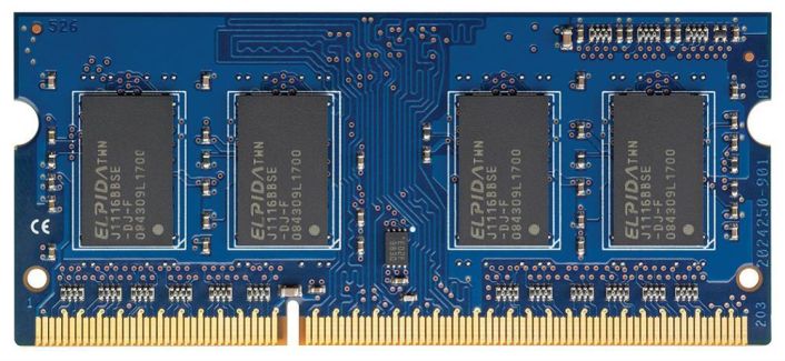 H2P65AA#ABA-A1 HP 8GB PC3-12800 DDR3-1600MHz non-ECC Unbuffered CL11 204-Pin SoDimm 1.35V Low Voltage Dual Rank Memory Module