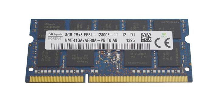 HMT41GA7AFR8A-PBT0 Hynix 8GB PC3-12800 DDR3-1600MHz ECC Unbuffered CL11 204-Pin SoDimm 1.35V Low Voltage Dual Rank Memory Module