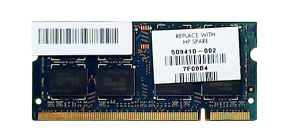 509410-002 HP 2GB PC2-6400 DDR2-800MHz non-ECC Unbuffered CL6 200-Pin SoDimm Dual Rank Memory Module