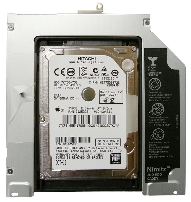 655-1709B Apple 750GB 7200RPM SATA 3Gbps 16MB Cache 2.5-inch Internal Hard Drive