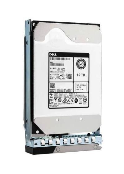 77CYV Dell 12TB 7200RPM SAS 12Gbps Nearline Hot Swap 256MB Cache (SED / 512e) 3.5-inch Internal Hard Drive with Tray