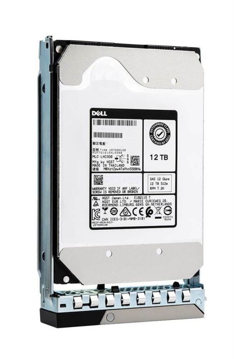 HDEPM41DAB51 Dell 12TB 7200RPM SAS 12Gbps Nearline 3.5-inch Internal Hard Drive