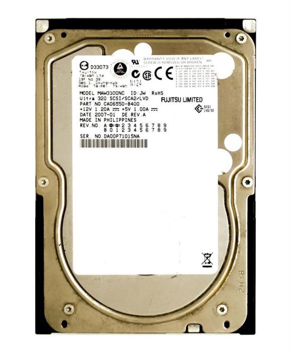 MAW3300NC-1 Fujitsu Enterprise 300GB 10000RPM Ultra-320 SCSI 80-Pin 8MB Cache 3.5-inch Internal Hard Drive