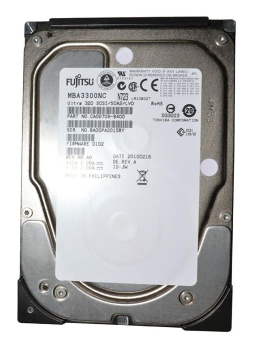 MBA3300NC Fujitsu Enterprise 300GB 15000RPM Ultra-320 SCSI 80-Pin 8MB Cache 3.5-inch Internal Hard Drive
