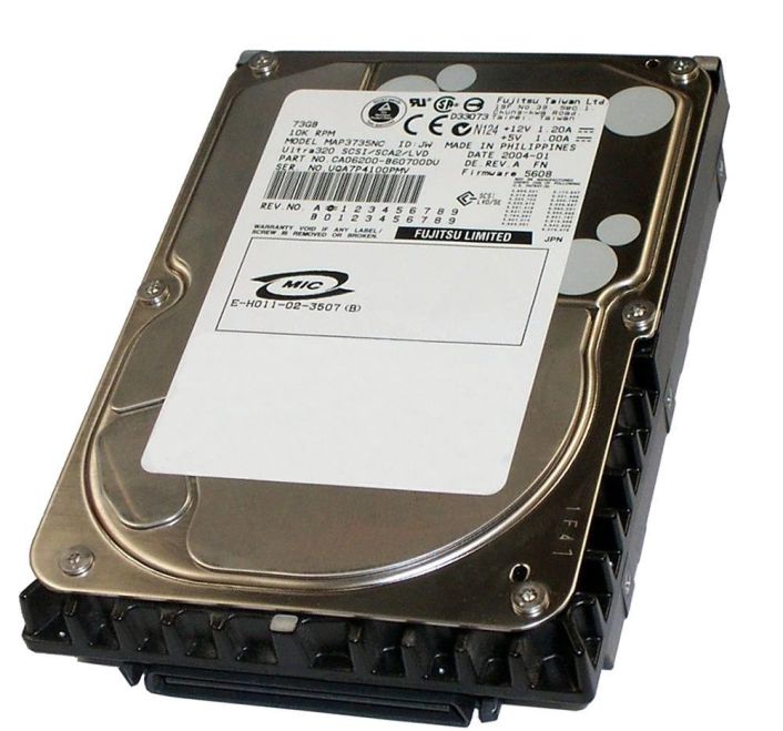 MAP3735NC Fujitsu Enterprise 73.5GB 10000RPM Ultra-320 SCSI 80-Pin 8MB Cache 3.5-inch Internal Hard Drive