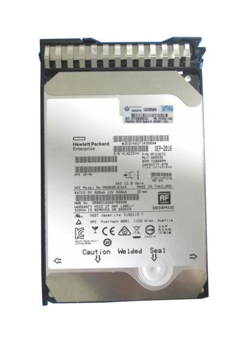 P20257-001 HP 8TB 7200RPM SAS 12Gbps 3.5-inch Internal Hard Drive