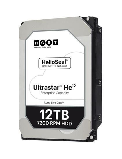 HUH721212AL4200 HGST Hitachi Ultrastar He12 12TB 7200RPM SAS 12Gbps 256MB Cache (ISE / 4Kn) 3.5-inch Internal Hard Drive