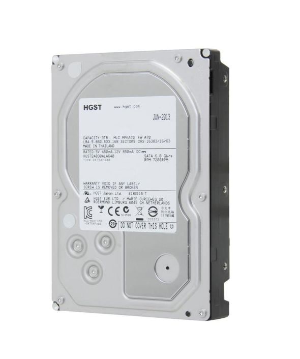 HUS723030ALA640 HGST Hitachi Ultrastar 7K3000 3TB 7200RPM SATA 6Gbps 64MB Cache 3.5-inch Internal Hard Drive