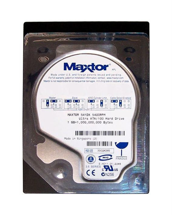 2B008H1 Maxtor Fireball 541DX 8GB 5400RPM ATA-100 2MB Cache 3.5-inch Internal Hard Drive
