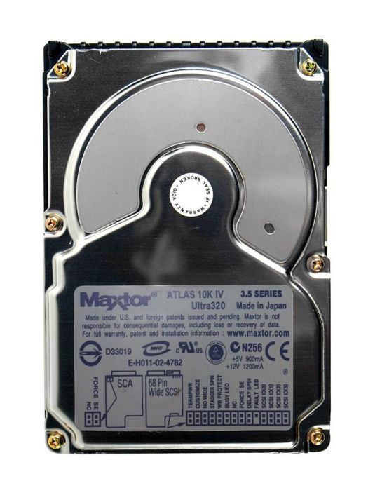8B146L0 Maxtor Atlas 10K IV 147.1GB 10000RPM Ultra-320 SCSI 68-Pin 8MB Cache 3.5-inch Internal Hard Drive