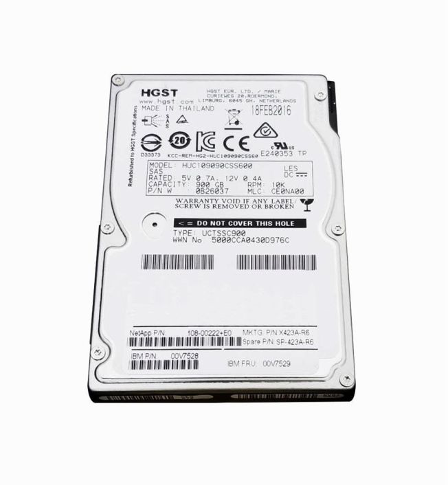X423A-R5-104 NetApp 900GB 10000RPM SAS 6Gbps 64MB Cache 2.5-inch Internal Hard Drive