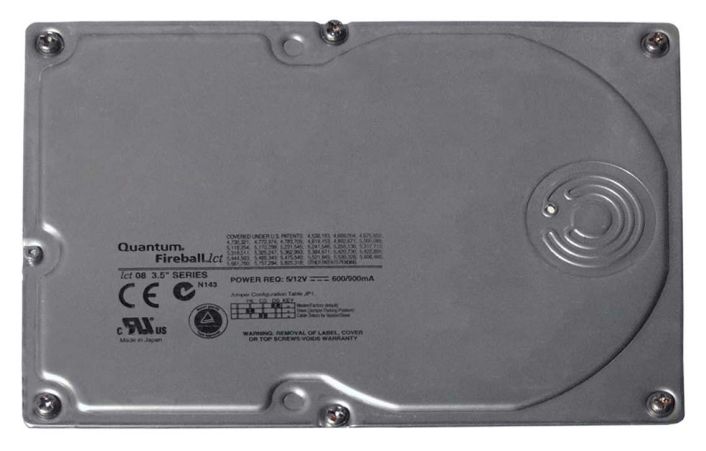 LA08A Quantum Fireball LCT08 8.4GB 5400RPM ATA-66 512KB Cache 3.5-inch Internal Hard Drive