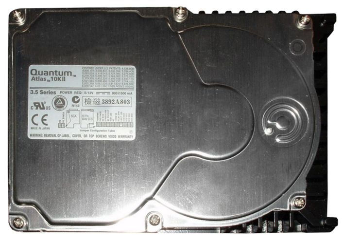 TY18J881 Quantum Atlas 10K II 18.2GB 10000RPM Ultra-160 SCSI 80-Pin 8MB Cache 3.5-inch Internal Hard Drive
