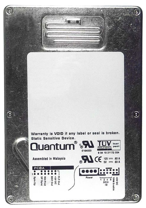 QM32150AT-SCA Quantum Atlas 2.1GB 7200RPM Fast Wide SCSI 80-Pin 1MB Cache 3.5-inch Internal Hard Drive