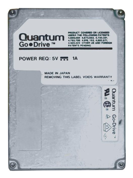 GU08S011 Quantum Go-Drive GLS 85MB 3600RPM SCSI 50-Pin 96KB Cache 2.5-inch Internal Hard Drive