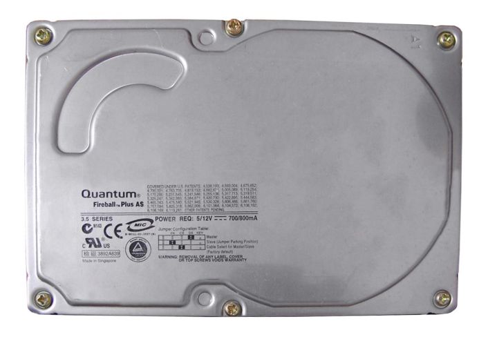 AS60A151-00B Quantum Fireball Plus AS 60GB 7200RPM ATA-100 2MB Cache 3.5-inch Internal Hard Drive