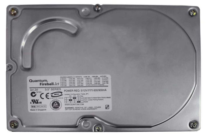 QML20000LDA3 Quantum Fireball LCT20 20GB 4500RPM ATA-100 128KB Cache 3.5-inch Internal Hard Drive