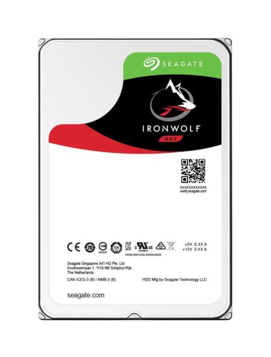 ST6000VN0041 Seagate IronWolf 6TB 7200RPM SATA 6Gbps 128MB Cache 3.5-inch Internal Hard Drive
