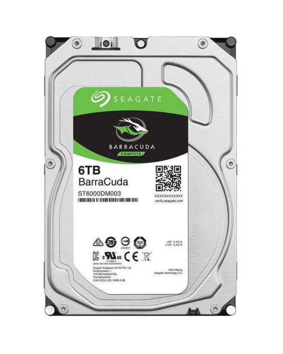 ST6000DM003 Seagate Desktop HDD.15 6TB 7200RPM SATA 6Gbps 128MB Cache 3.5-inch Internal Hard Drive