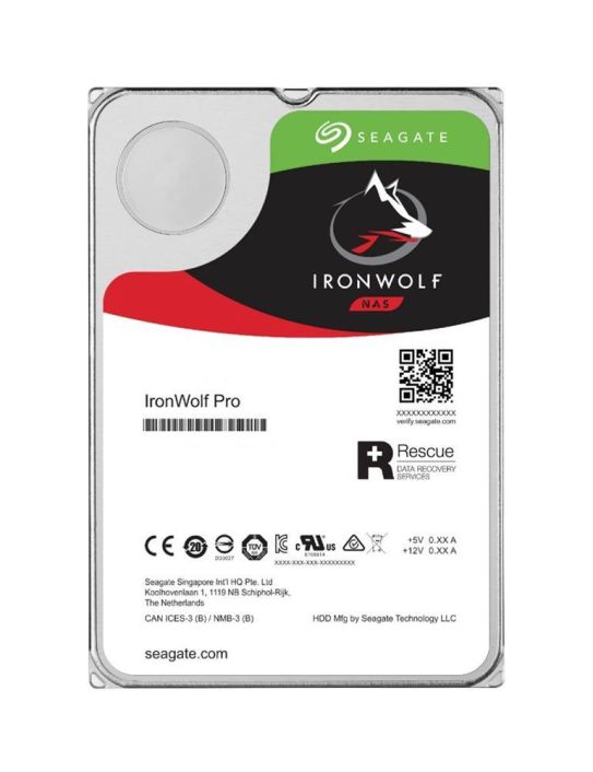 ST8000NEB021 Seagate IronWolf Pro 8TB 7200RPM SATA 6Gbps 256MB Cache (512e) 3.5-inch Internal Hard Drive