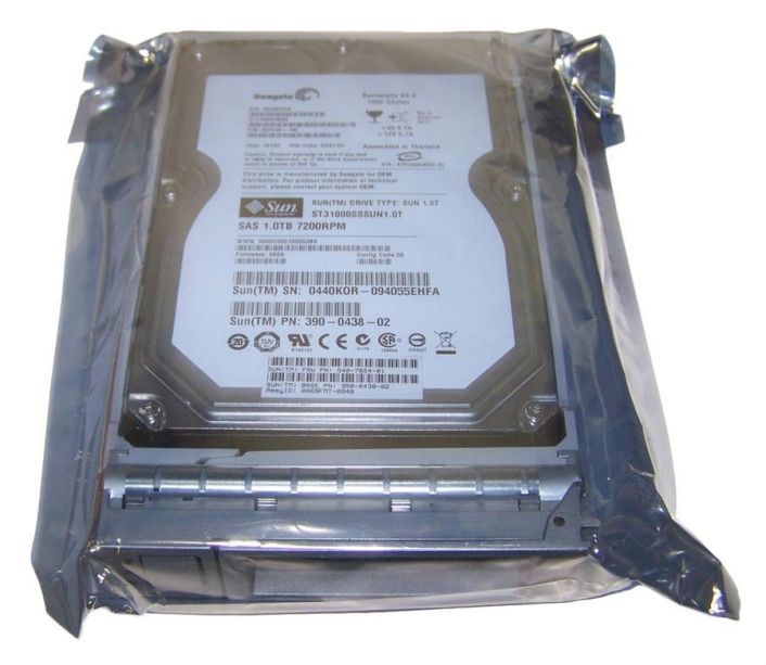 540-7824 Sun 1TB 7200RPM SAS 3Gbps Hot Swap 16MB Cache 3.5-inch Internal Hard Drive