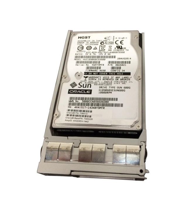 7105508 Sun Oracle 600GB 10000RPM SAS 6Gbps 2.5-inch Internal Hard Drive with Fujitsu M-10 Series Bracket