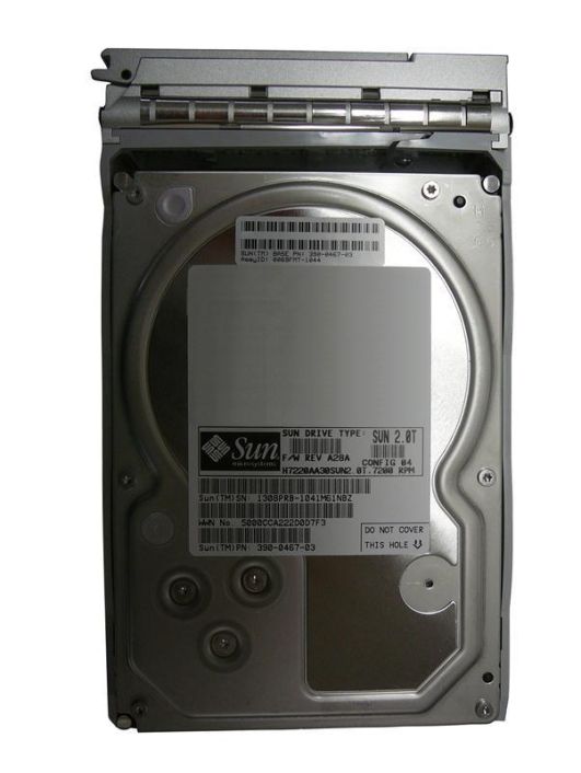 390-0467-03 Sun 2TB 7200RPM SATA 3Gbps 32MB Cache 3.5-inch Internal Hard Drive