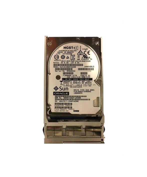 7110660 Sun Oracle 600GB 10000RPM SAS 12Gbps 2.5-inch Internal Hard Drive with Marlin Bracket