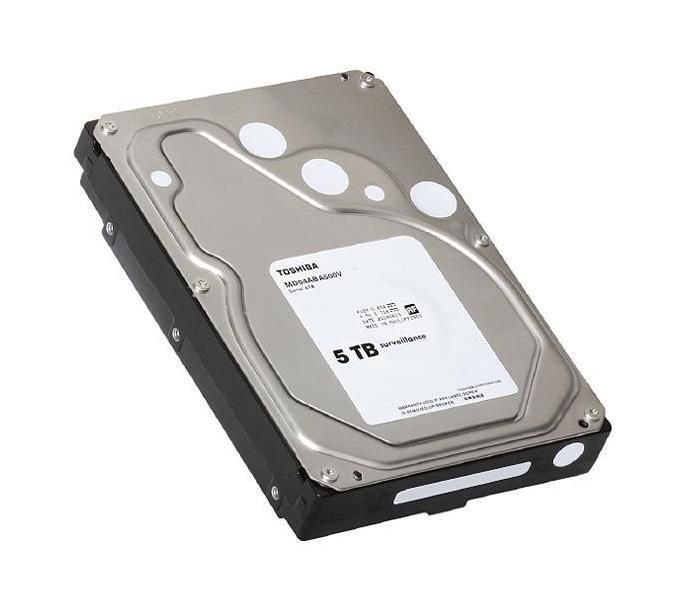 MD04ABA500V-20PK Toshiba Surveillance 5TB 5400RPM SATA 6Gbps 128MB Cache (512e) 3.5-inch Internal Hard Drive (20-Pack)