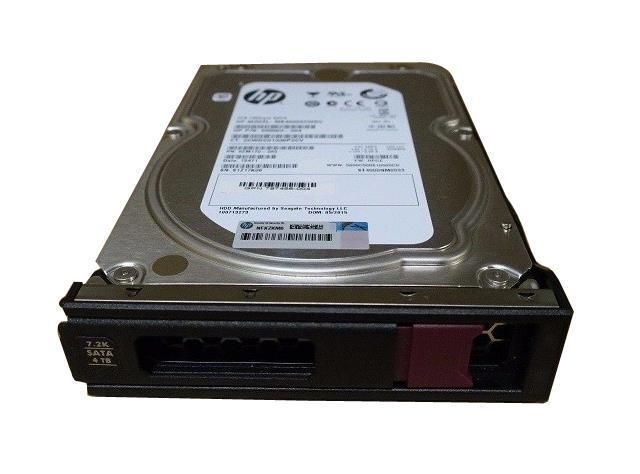 862139-001 HP 4TB 7200RPM SATA 6Gbps (512e) 3.5-inch Internal Hard Drive with Smart Carrier for G8 and G9 Server Systems