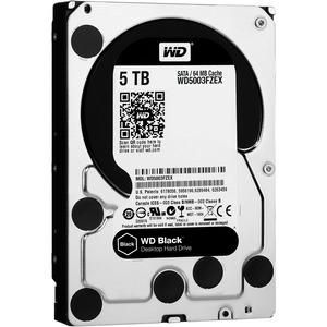WD5001FZWX-RF Western Digital Black 5TB 7200RPM SATA 6Gbps 128MB Cache 3.5-inch Internal Hard Drive
