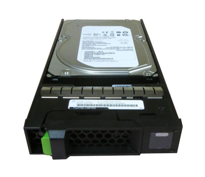 S26361-F5570-E800 Fujitsu Business Critical 8TB 7200RPM SAS 12Gbps Hot Swap 256MB Cache (512e) 3.5-inch Internal Hard Drive with Tray