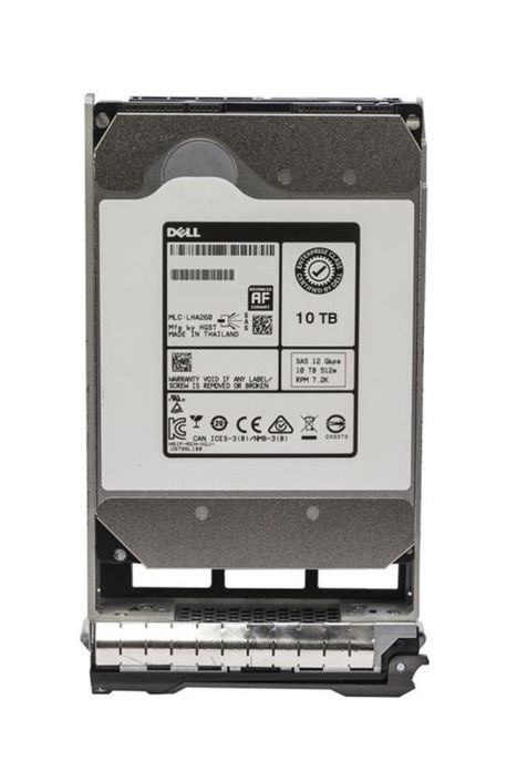 0P8HP8 Dell 10TB 7200RPM SAS 12Gbps Nearline (4Kn) 3.5-inch Internal Hard Drive