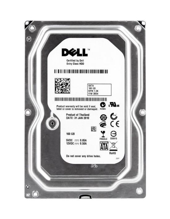 PW213 Dell 160GB 7200RPM SATA 3Gbps 2.5-inch Internal Hard Drive