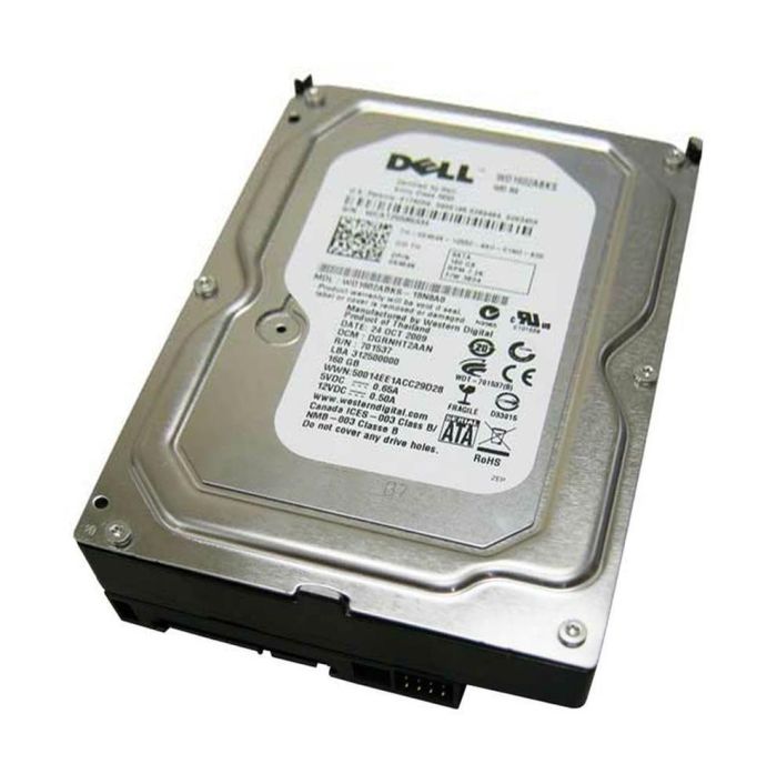 0XM717 Dell 160GB 7200RPM SATA 3Gbps 8MB Cache 3.5-inch Internal Hard Drive