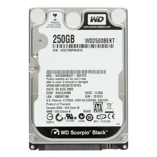 WD2500BUKX Western Digital Caviar Blue 250GB 7200RPM SATA 6Gbps 16MB Cache 3.5-inch Internal Hard Drive