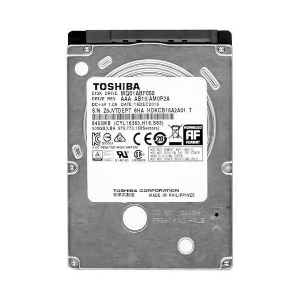 MQ01ABF050-AF Fujitsu 500GB 5400RPM SATA 3Gbps 2.5-inch Internal Hard Drive