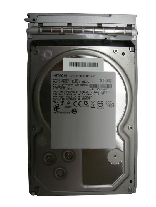 0F10500 HGST Hitachi Ultrastar A7K2000 2TB 7200RPM SATA 3Gbps 32MB Cache 3.5-inch Internal Hard Drive