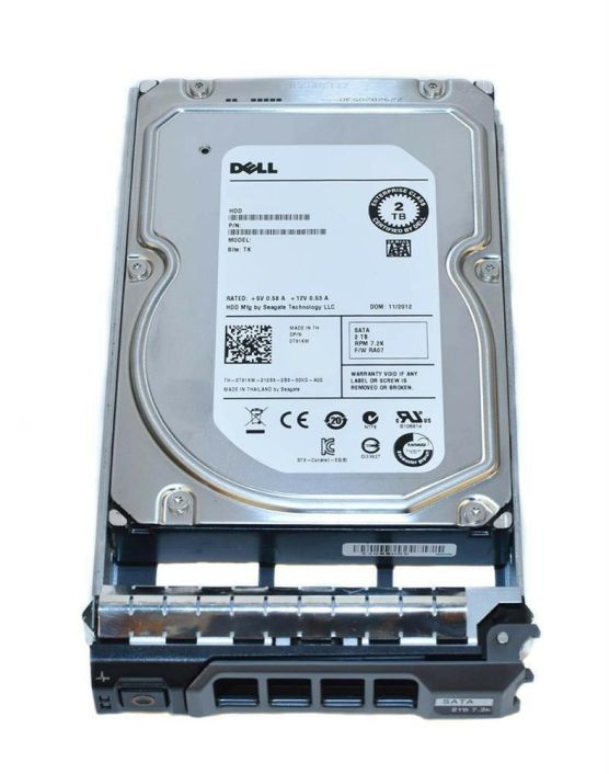 3WHDK Dell 2TB 7200RPM SATA 3Gbps 3.5-inch Internal Hard Drive