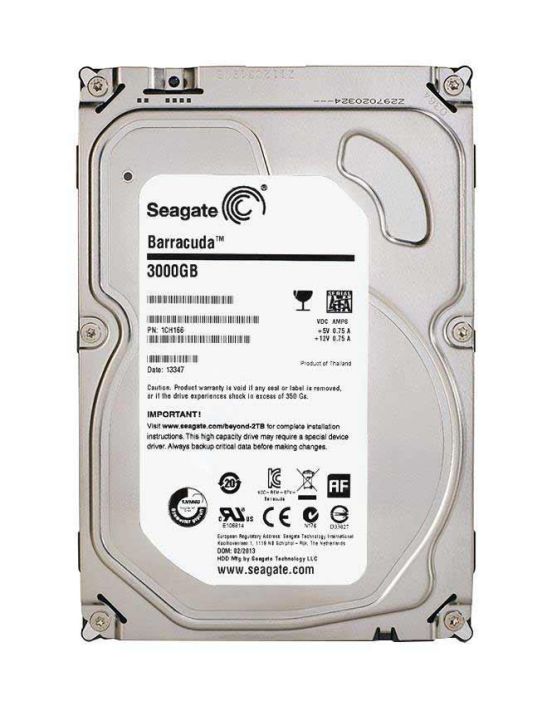 9YN166-021 Seagate Barracuda 3TB 7200RPM SATA 6Gbps 64MB Cache 3.5-inch Internal Hard Drive